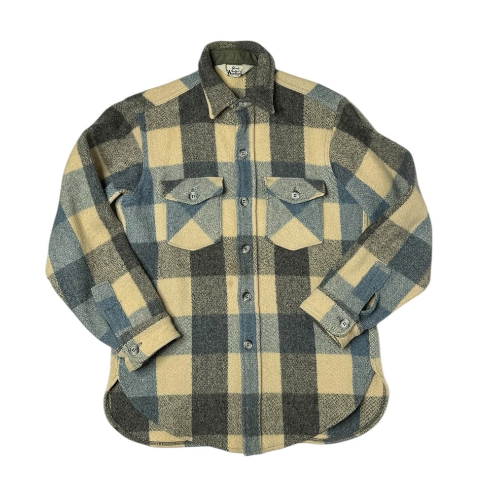 Vintage | 1970’s Woolrich Woolen Mills Heavyweight Wool Plaid Shirt Jacket